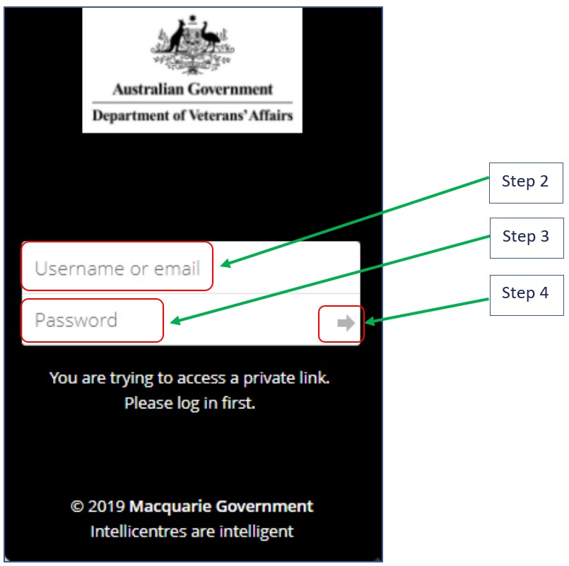 Screenshot showing SIGBOX log in screen indicating the password field