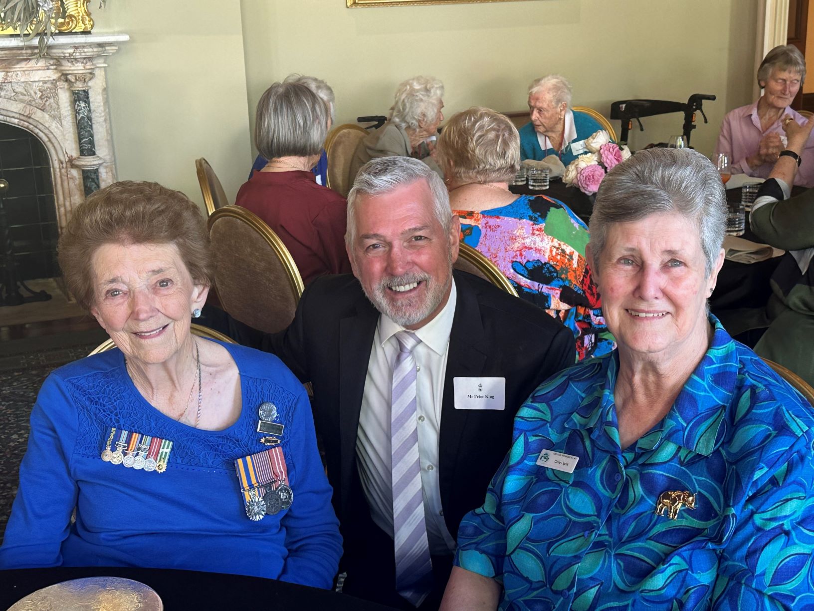 Hazel Donald (AWW-WA Member), WA Deputy Commissioner Peter King and Clare Curtis (AWW-WA Member)