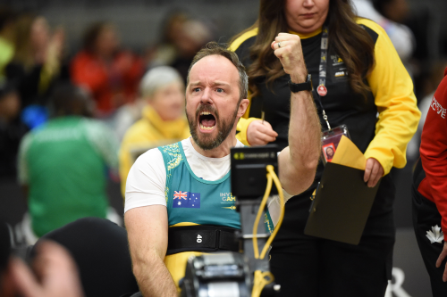 Alex Hale likes his time in the Indoor Rowing.