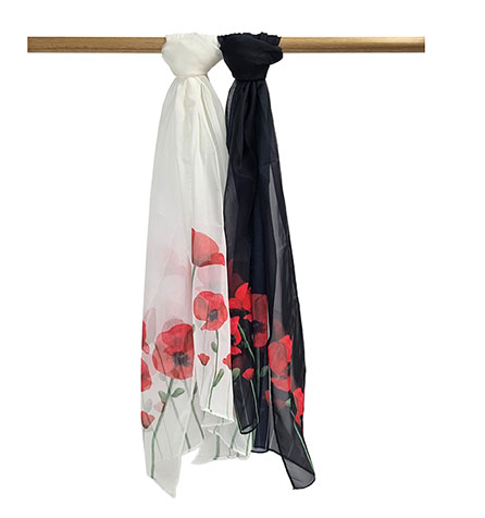 Poppies scarves