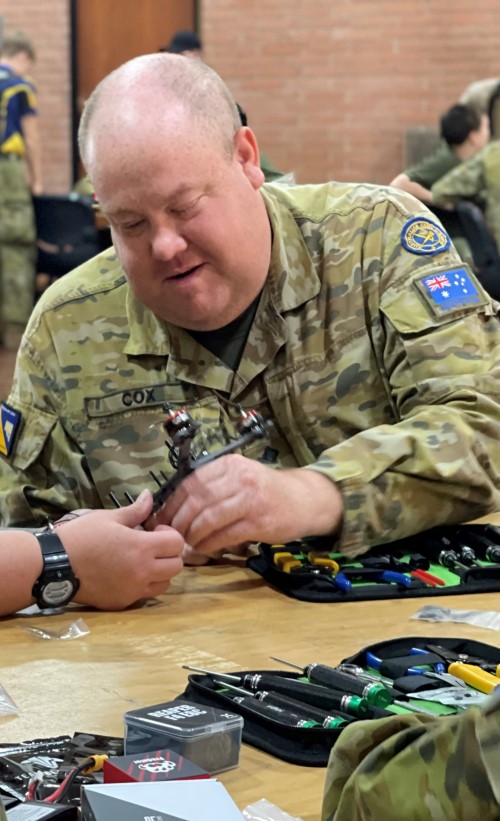 Australian Army Cadets Captain James Cox