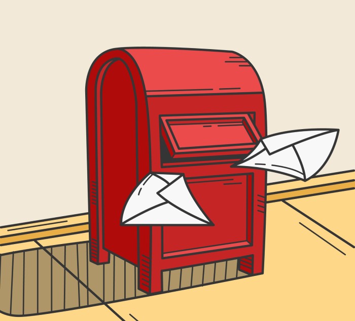 postal mailbox