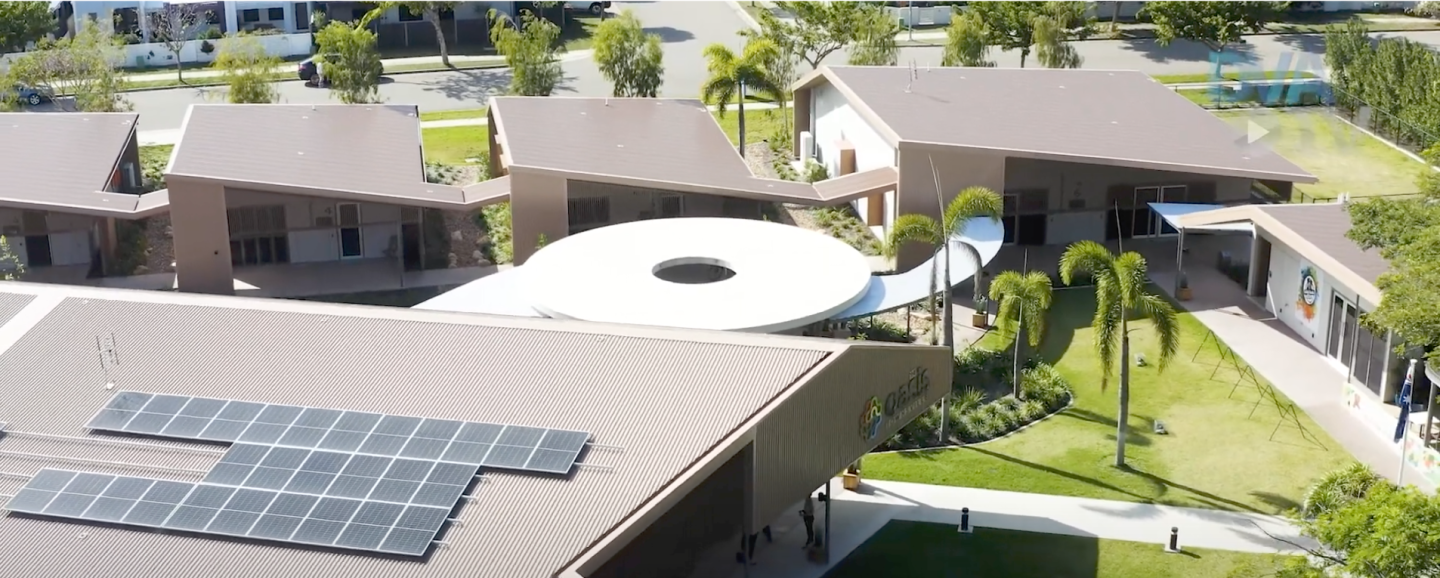 The Hub at Oasis Townsville aearil view 