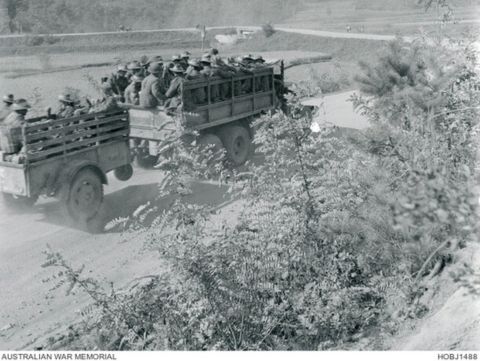 An unidentified group of soldiers from the 3rd Battalion, The Royal Australian Regiment (3RAR)