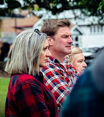 Veteran Family Advocate Commissioner Gwen Cherne and Colonel Rowland Spackman