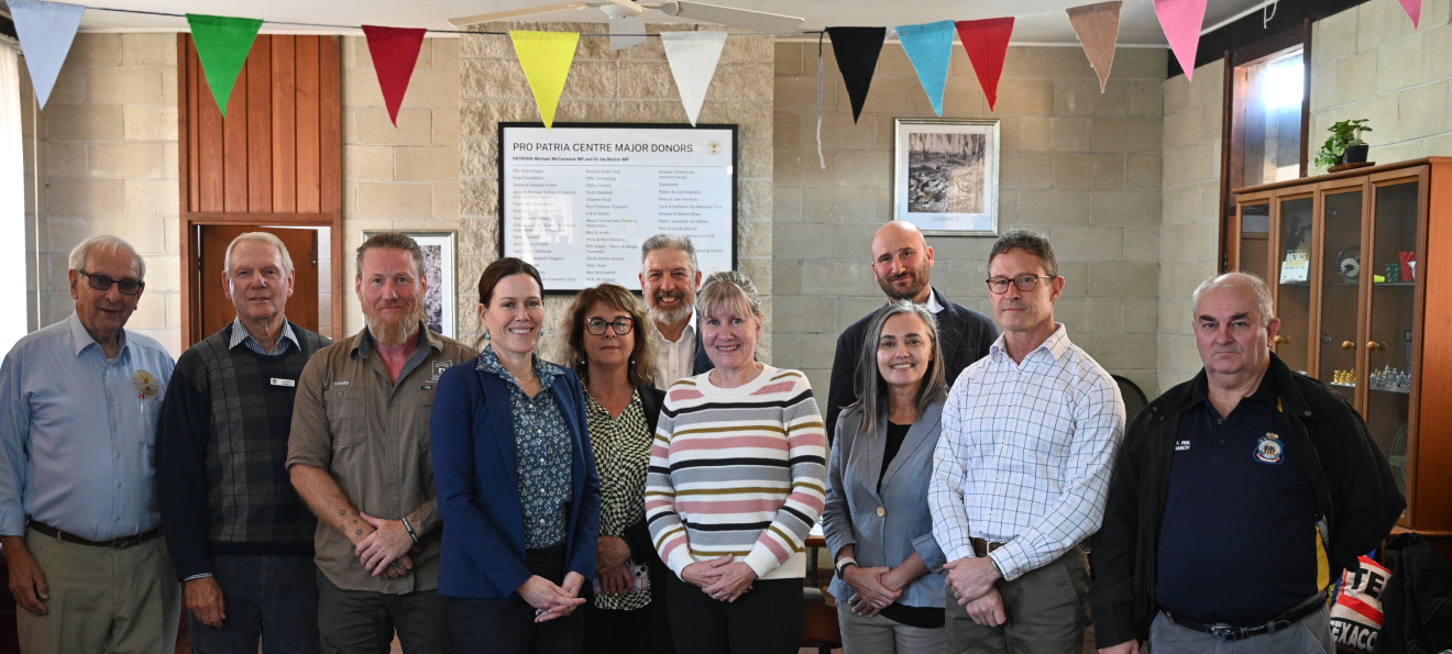 Senior DVA staff met with veteran representatives and advocates as part of the consultations at the Pro Patria Centre in Wagga Wagga, NSW.