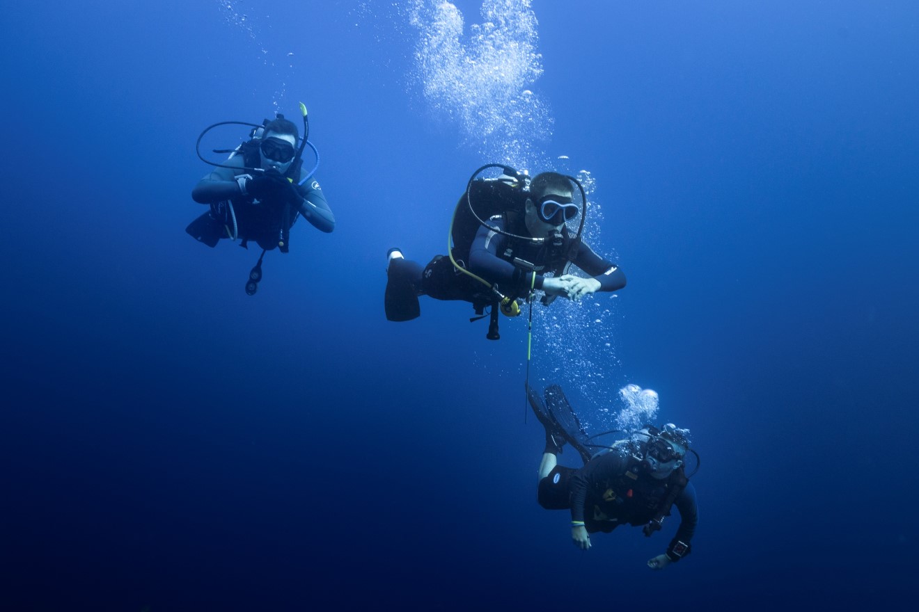 Australian Army personnel on Exercise Lions Dive in Bali last year, organised by the Veterans Dive Initiative (Image: Captain Matt Eden)