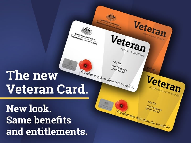 The new look Veteran Gold, White and Orange cards