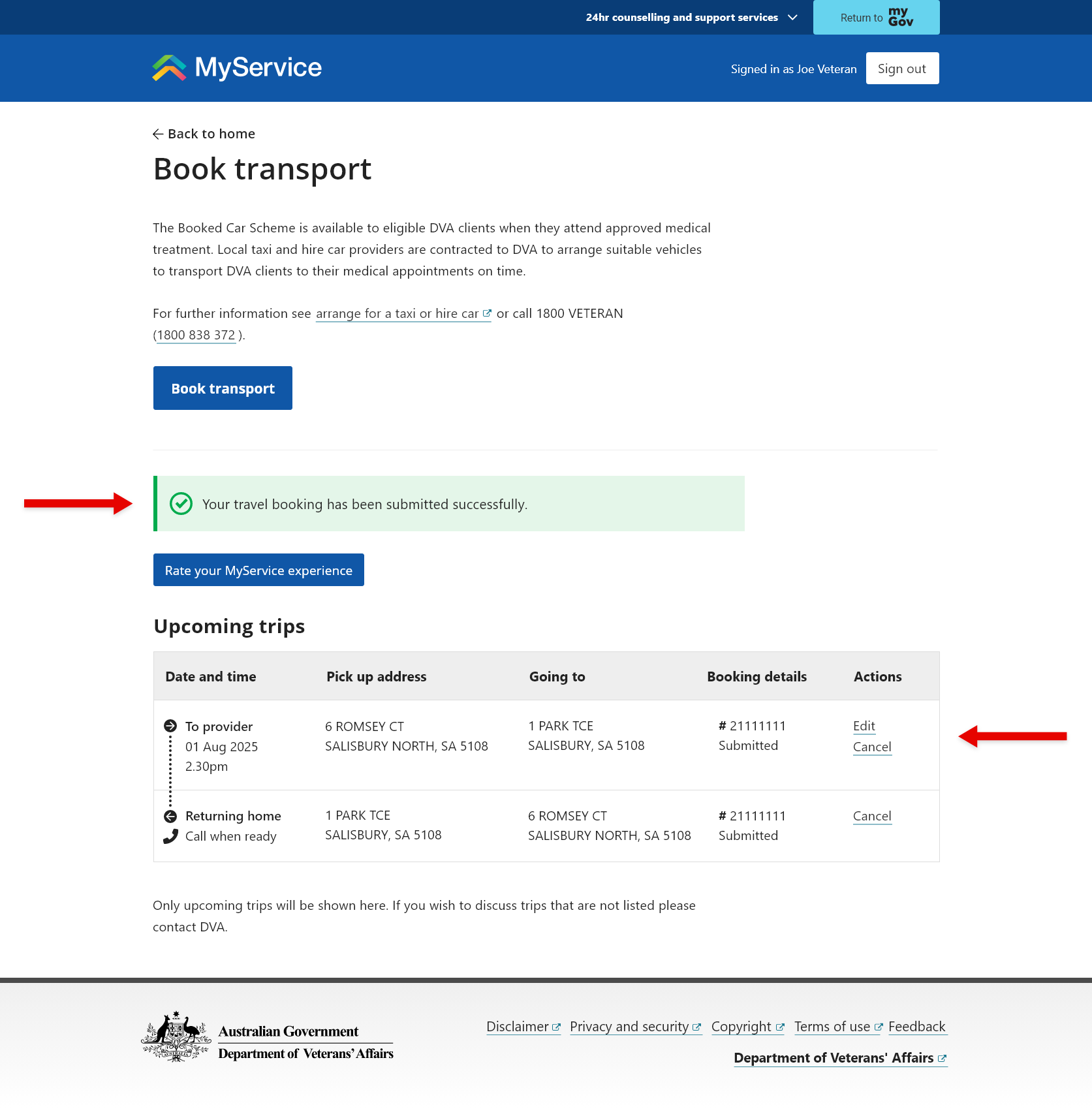 Book transport screen with 