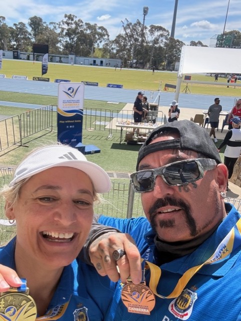 Maria and Damian Team RSL