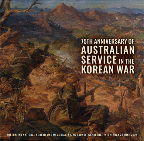 75th Anniversary of Australian Service in the Korean War