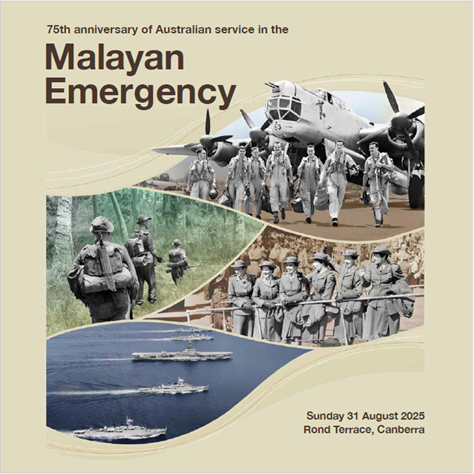 75th Anniversary of Australian service in the Malayan Emergency