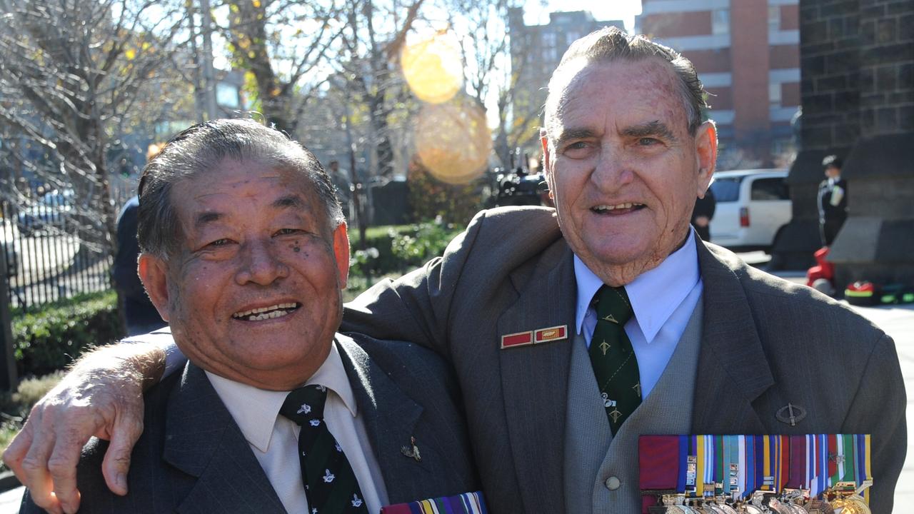 Captain Rambahadur Limbu VC MVO and Keith Payne VC AM
