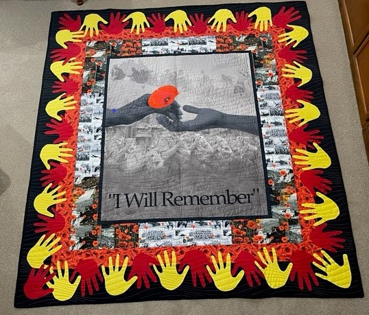 Commemorative quilt from the Families and Friends of the Tragedy Assistance Program for Survivors