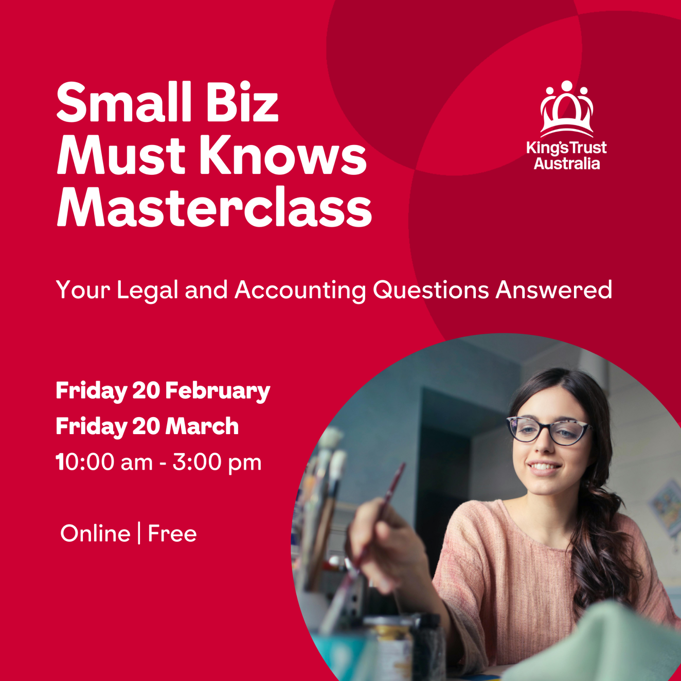 King's Trust Masterclass February/March 2026