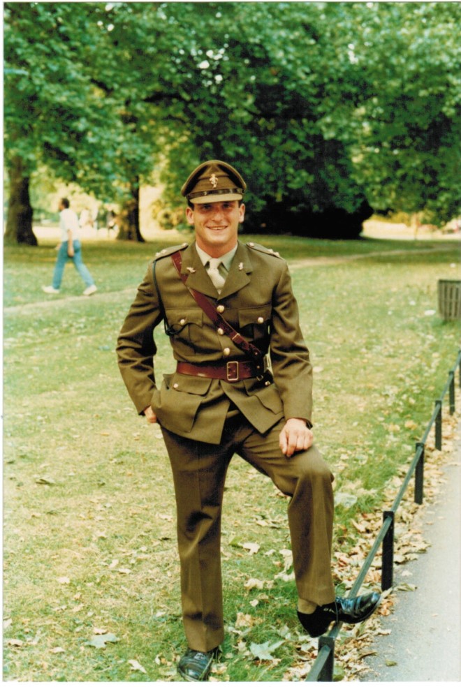 Glenn Keys while attending the International Test Pilots School in the UK