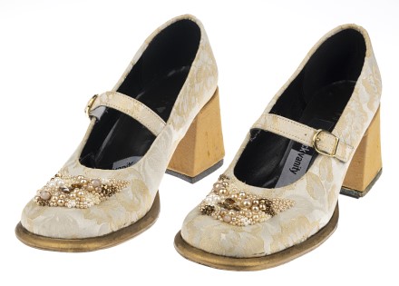 Tamara Sloper-Harding’s wedding shoes 
