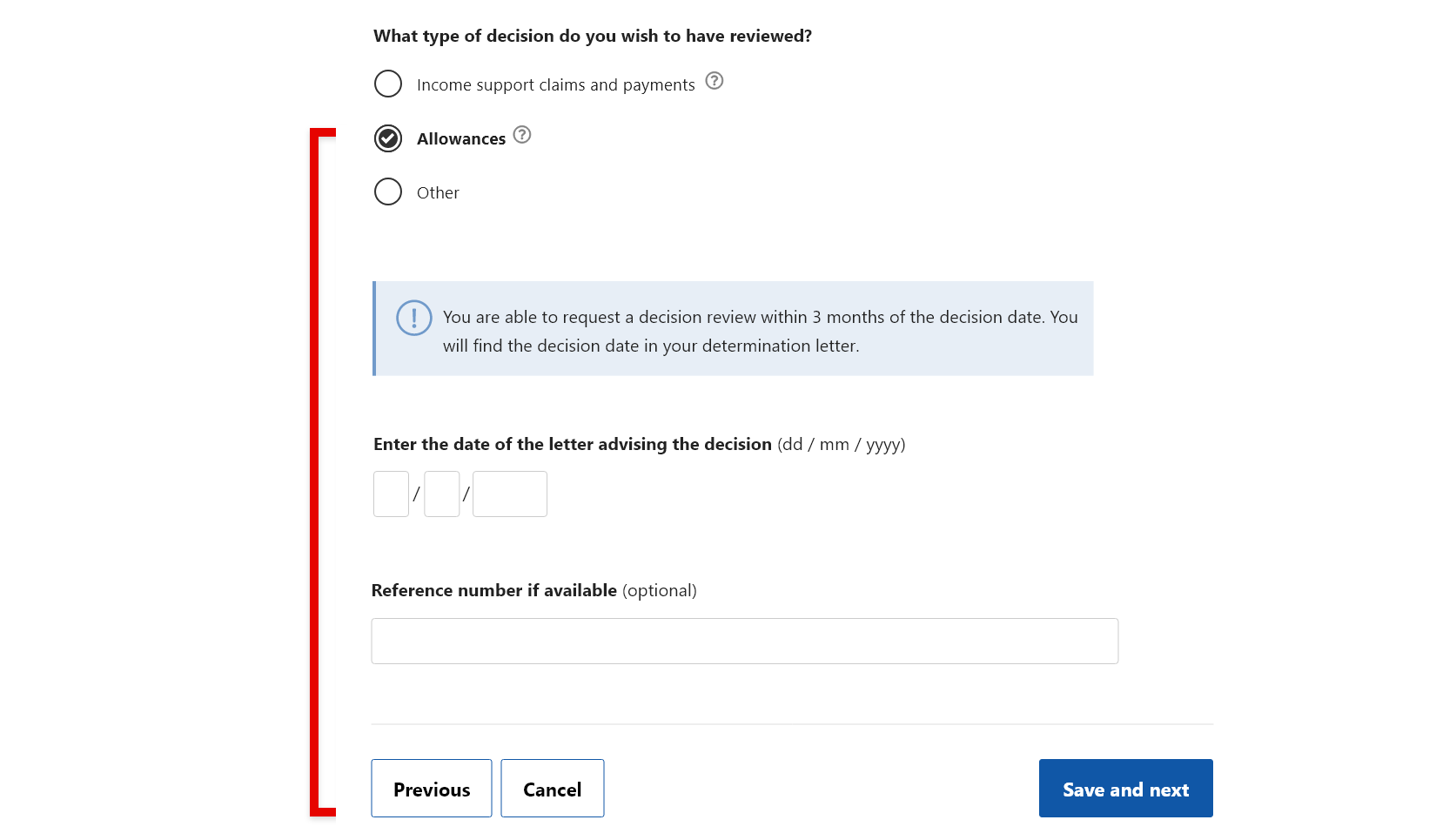 Step 3 - Select a decision - 2 - type of decision