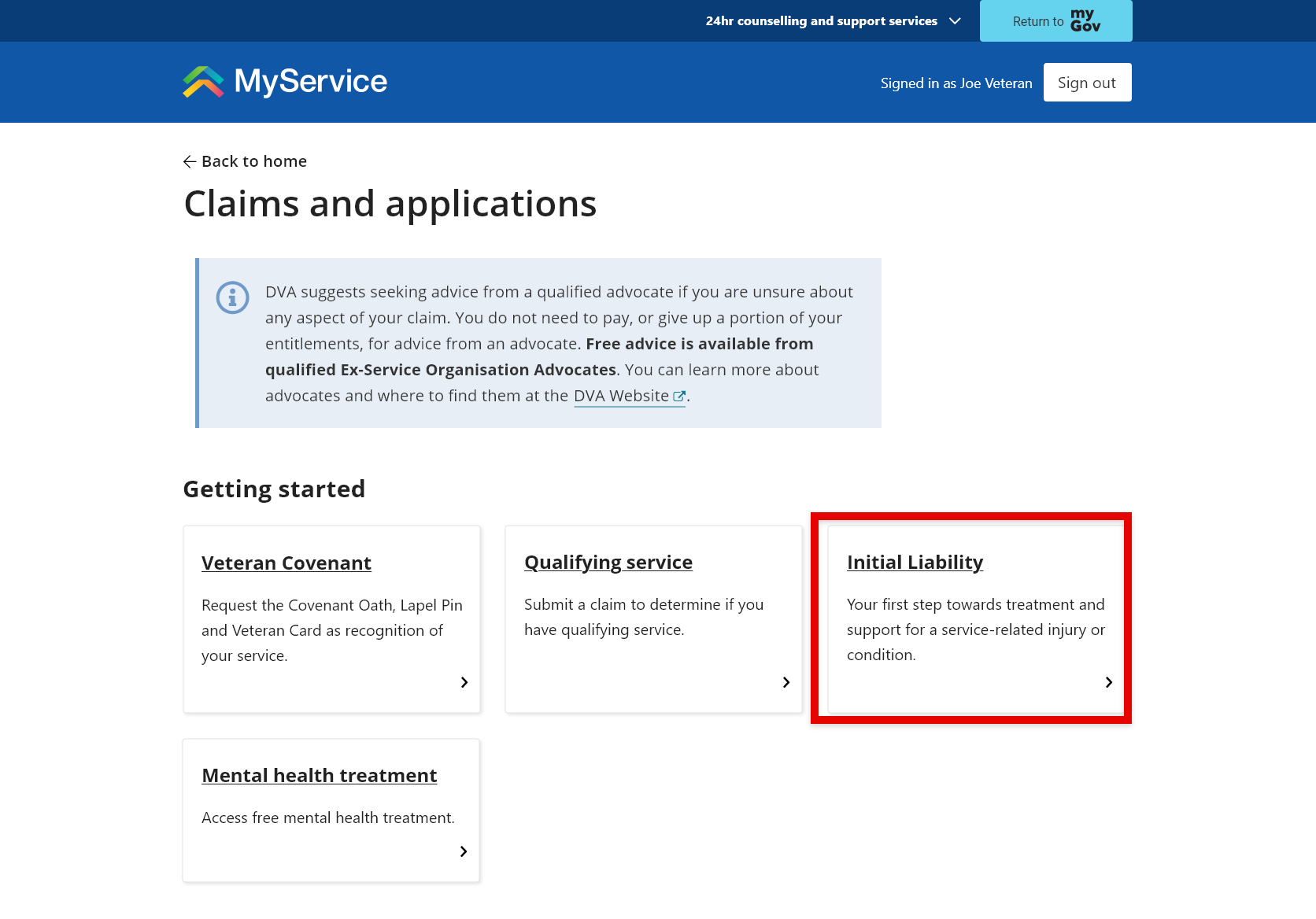 Step - 1- Claims and applications
