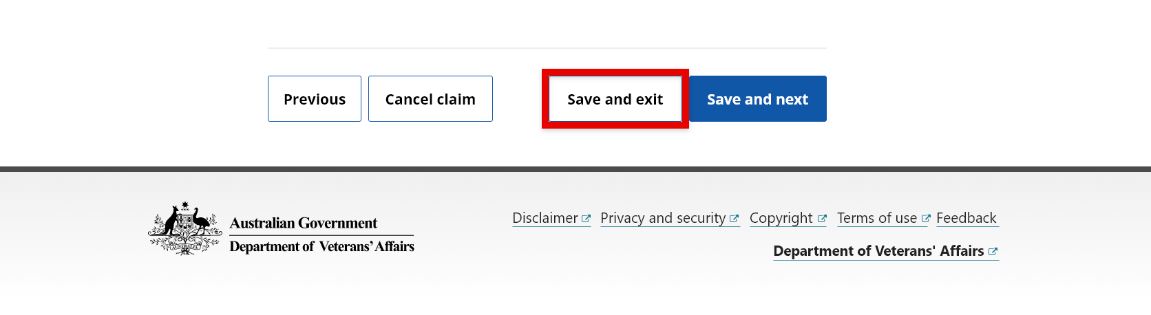 Step - 2- Save and exit