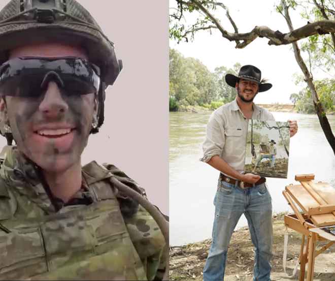 Army veteran Hugh 