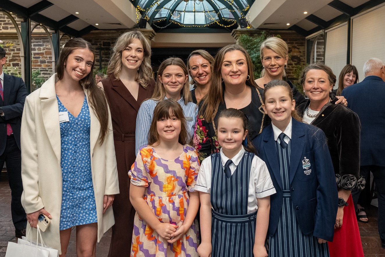 With participants at the SA Veterans’ Families Day High Tea. (See article on page 19. Photo by Frankie the Creative)