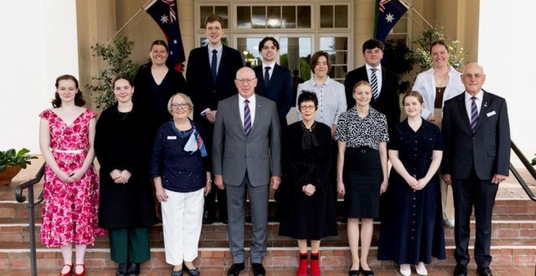 2023 Gallipoli Scholars with Governor General and Mrs Hurley