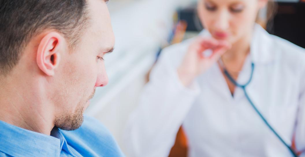 Image of a veteran visiting their GP