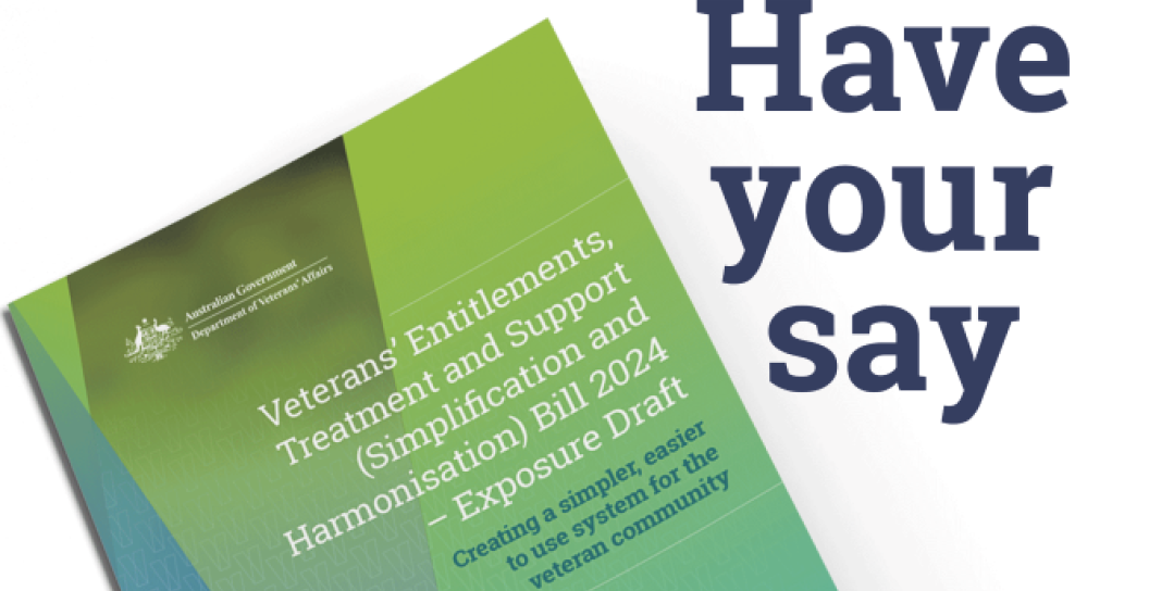 Veterans' Legislation Reform consultation