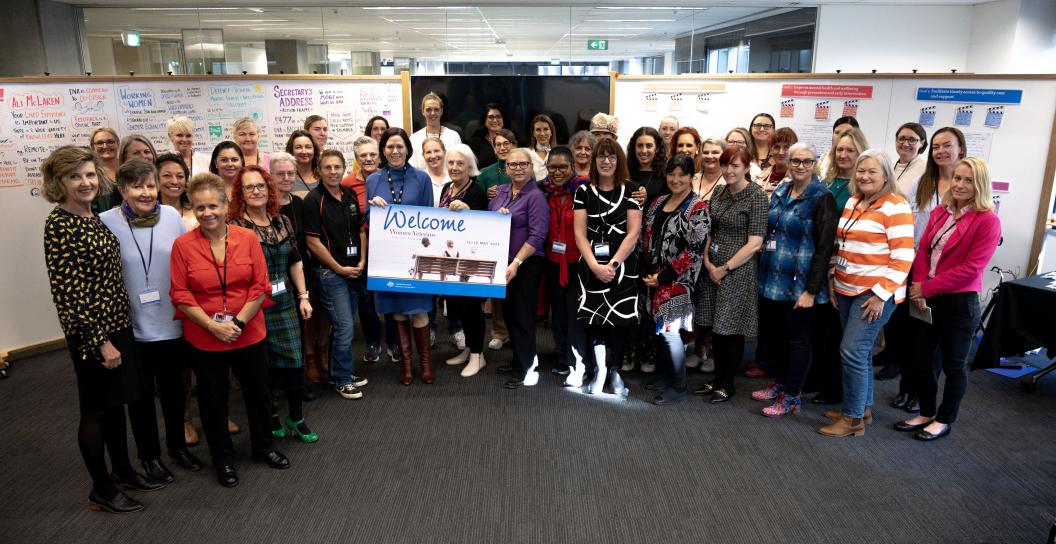 Photo of the Women Veterans Policy attendees