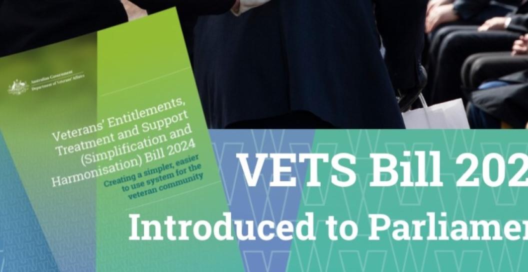 VETS Bill legislation introduced to Parliament