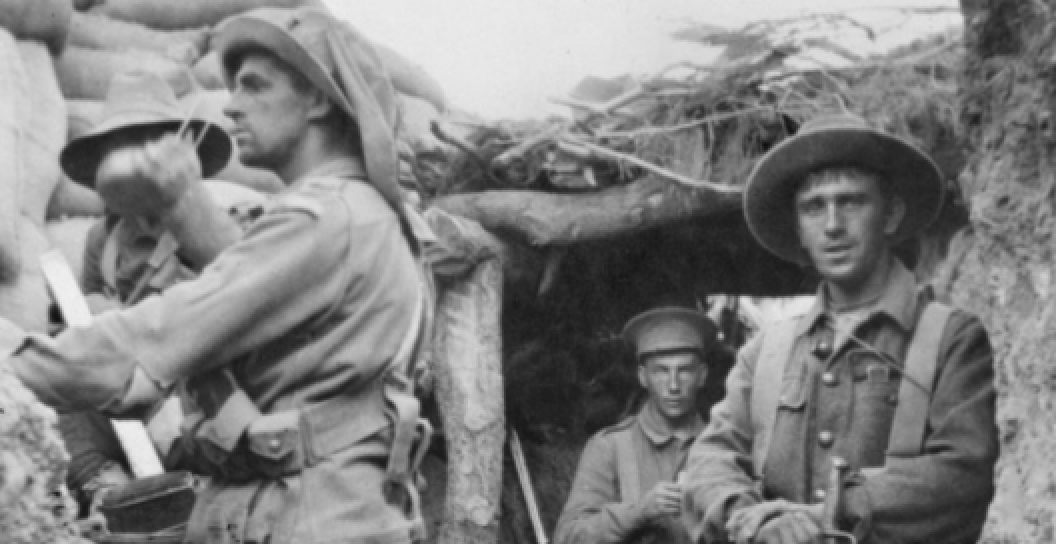 The Turkish Lone Pine trenches, captured on the afternoon of the 6 August 1915 by 1st Brigade under Brigadier General Walker.