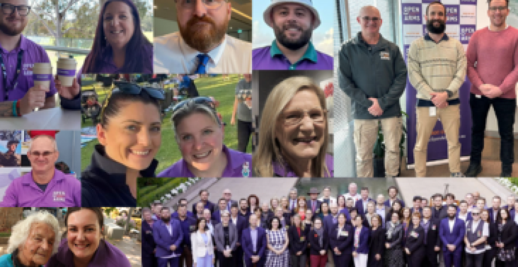 Collage of Open Arms Peers