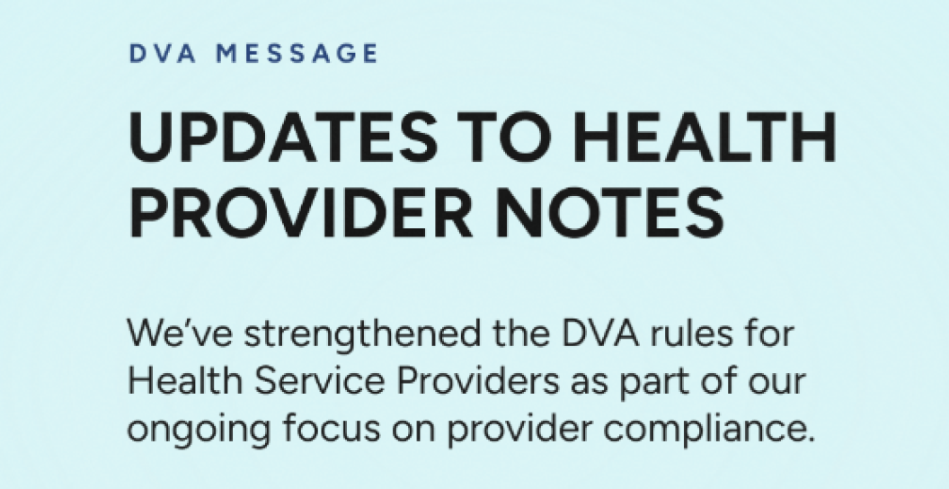 We've made updates to Health Provider Notes