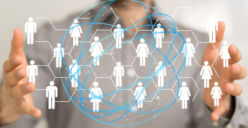 illustration of a data network