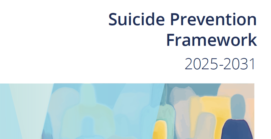 Partial snip of the Suicide Prevention Framework cover