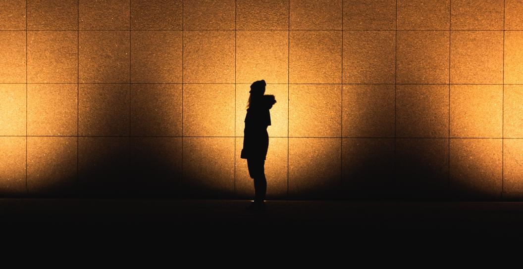 Silhouette of woman 
