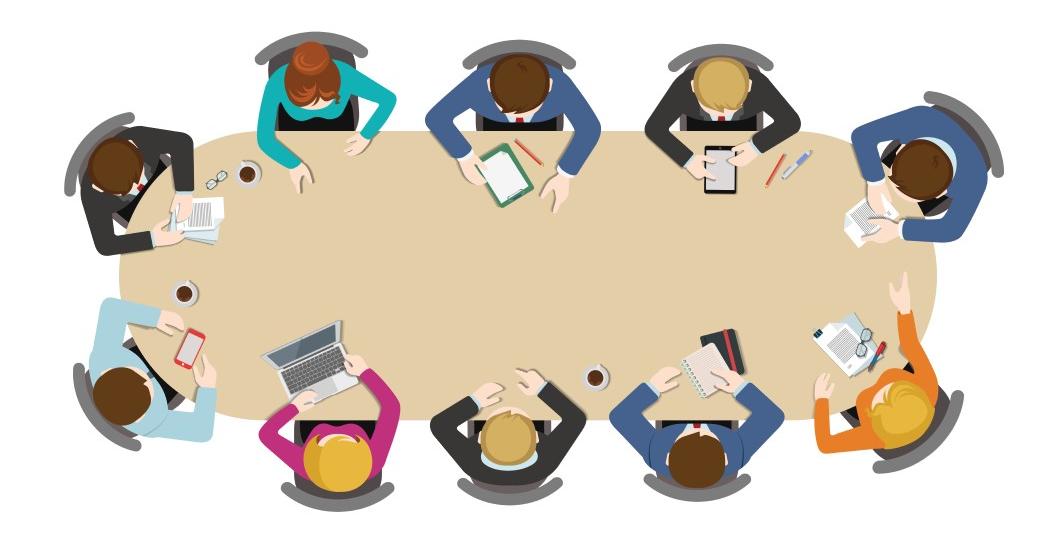 Business meeting illustration 