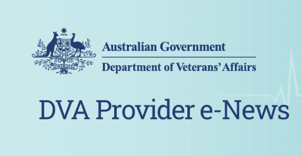 Logo for DVA Provider e-News