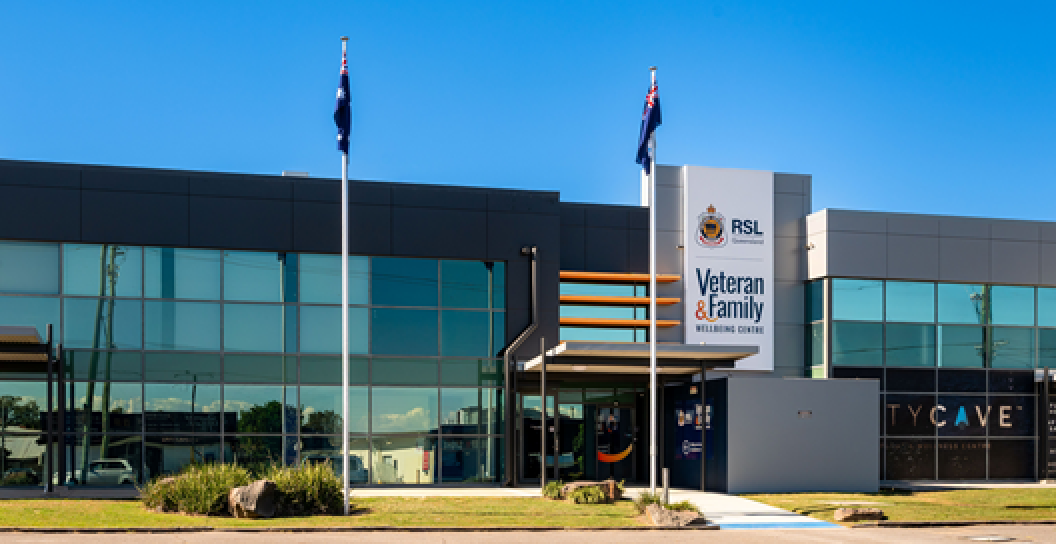 A photo of the new Veterans’ and Families’ Hub in Ipswich.