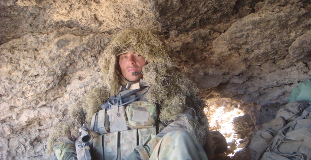 Image of an Afghanistan veteran.