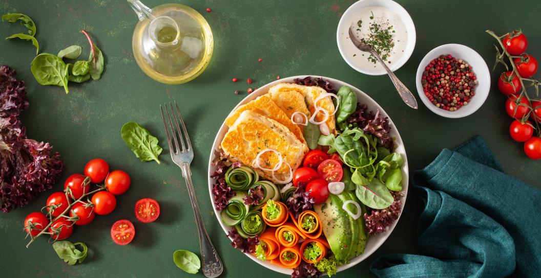 bowl of healthy food