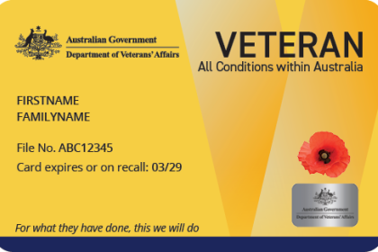 Veteran Gold Card
