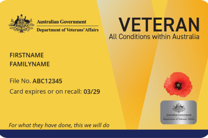 Veteran Card -  All Conditions