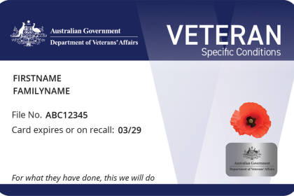 Veteran Card - Specific Conditions