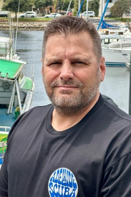 Dive Coordinator Major (Retd) Tim Prier