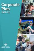 Corporate Plan 2021-22 publication cover image