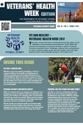Publication cover for MHPE Magazine  Vol. 16 No. 2 2017  Physical Activity: Veterans Health Week