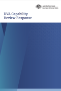 Cover sheet - DVA Capability Review Response