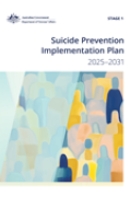 Cover of DVA Suicide Prevention Implementation Plan 2025-2031